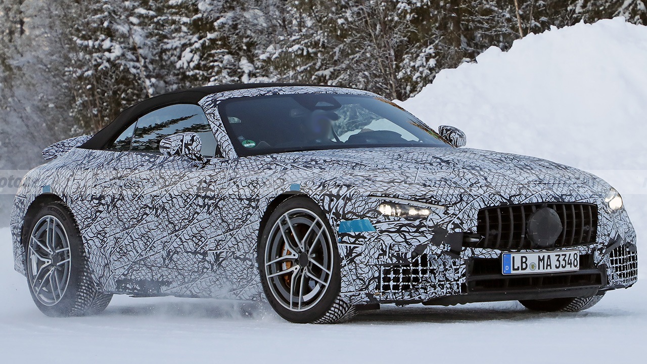 Mercedes SL 2022 - foto espía