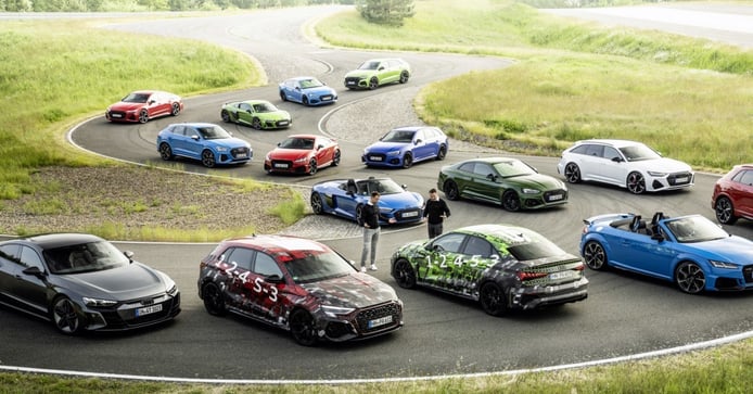 Familia de modelos RS y R8 de Audi Sport