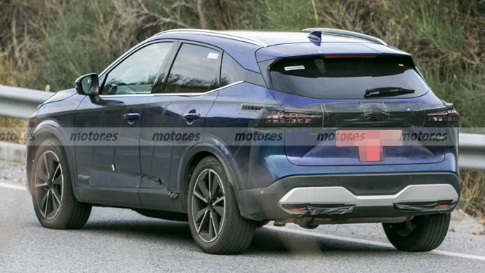 Nissan Qashqai e-Power - rear spy photo