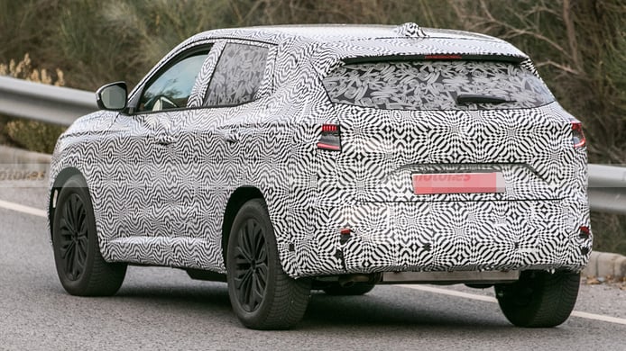 Renault Kadjar E-Tech Hybrid - rear spy photo