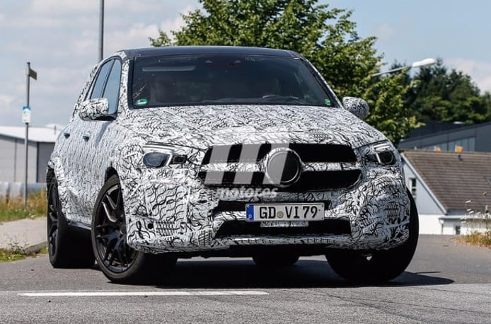 Mercedes GLE 55 AMG 4MATIC 2019 - foto espía frontal Mercedes GLE 55 AMG 4MATIC 2019 - foto espía frontal