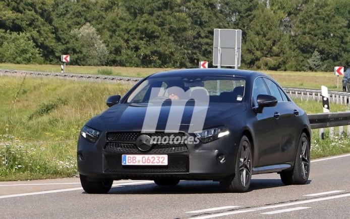 Mercedes Clase CLS 2018 - foto espía frontal Mercedes Clase CLS 2018 - foto espía frontal