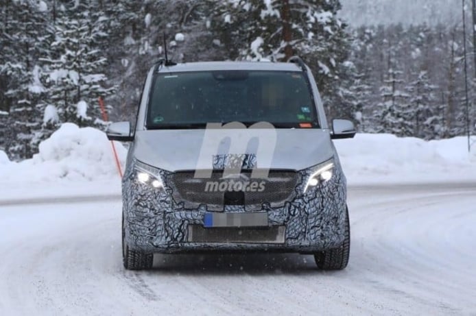 Mercedes Clase V 2019 - foto espía frontal Mercedes Clase V 2019 - foto espía frontal