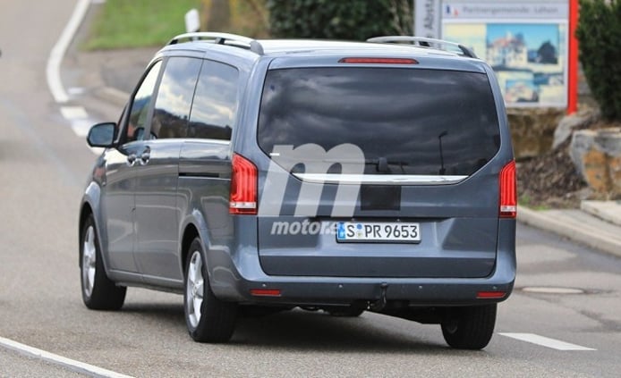 Mercedes Clase V 2019 - foto espía posterior Mercedes Clase V 2019 - foto espía posterior