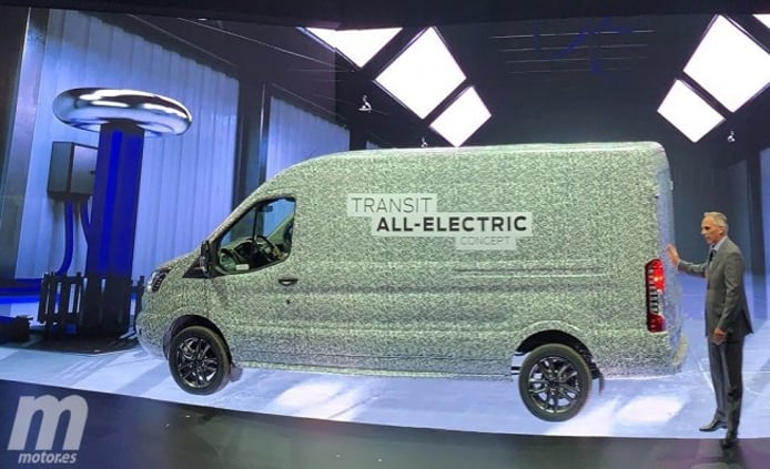 Prototipo de la versión eléctrica del Ford Transit Prototipo de la versión eléctrica del Ford Transit