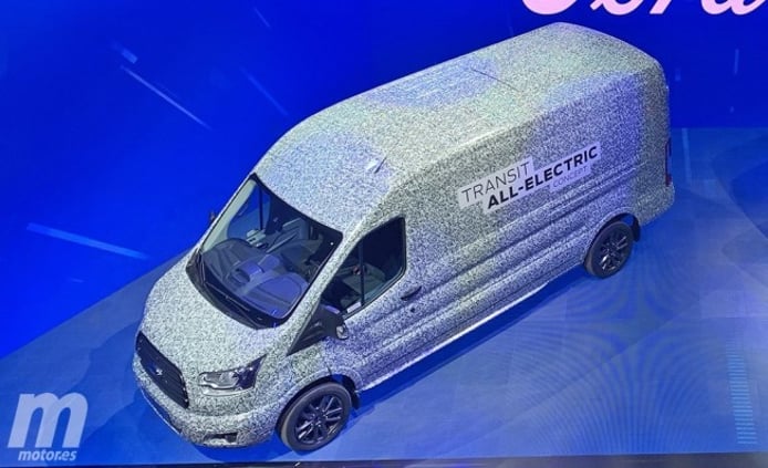 Prototipo de la versión eléctrica del Ford Transit Prototipo de la versión eléctrica del Ford Transit