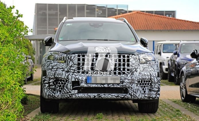 Mercedes-AMG GLS 63 2020 - foto espía frontal Mercedes-AMG GLS 63 2020 - foto espía frontal