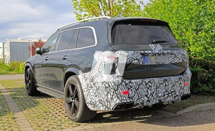 Mercedes-AMG GLS 63 2020 - foto espía posterior Mercedes-AMG GLS 63 2020 - foto espía posterior
