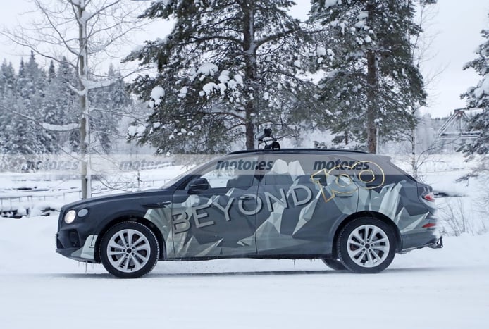 Foto espía Bentley Bentayga LWB 2022 - exterior