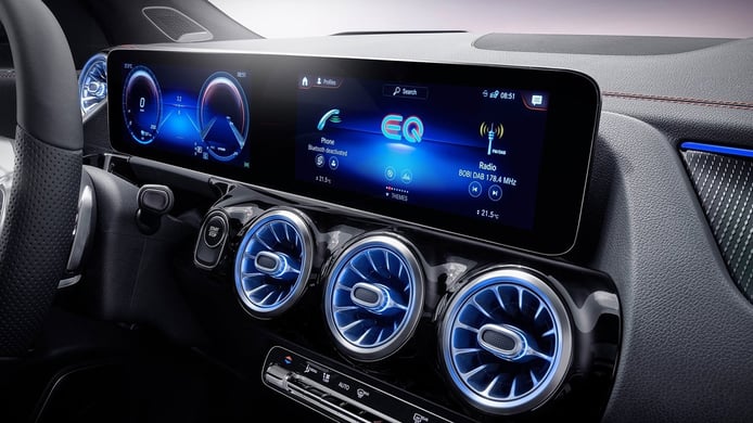 Mercedes EQA - interior