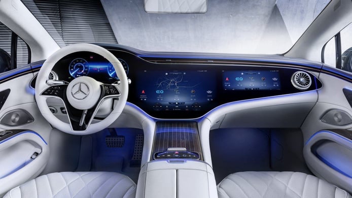 Mercedes EQS - interior