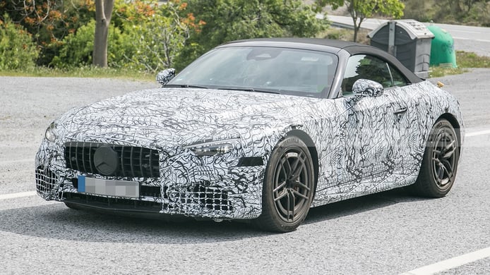 Mercedes SL 2022 - foto espía