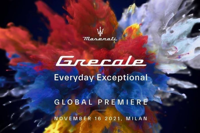 Teaser oficial del nuevo Maserati Grecale 2022