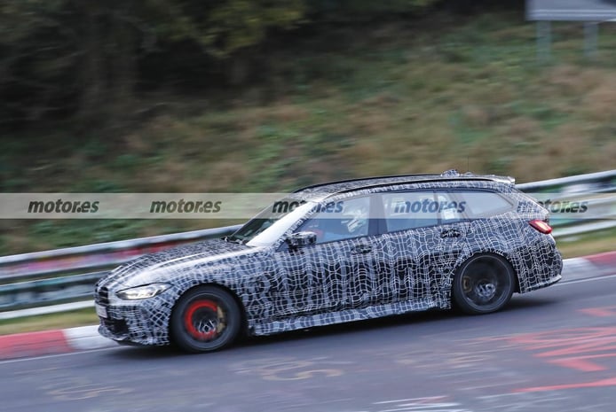 Foto espía BMW M3 Touring 2023 en Nürburgring - exterior