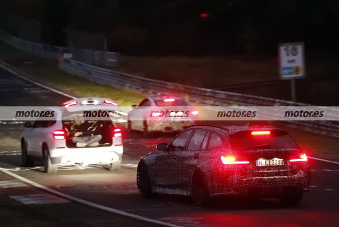 Foto espía BMW M3 Touring 2023 en Nürburgring - exterior