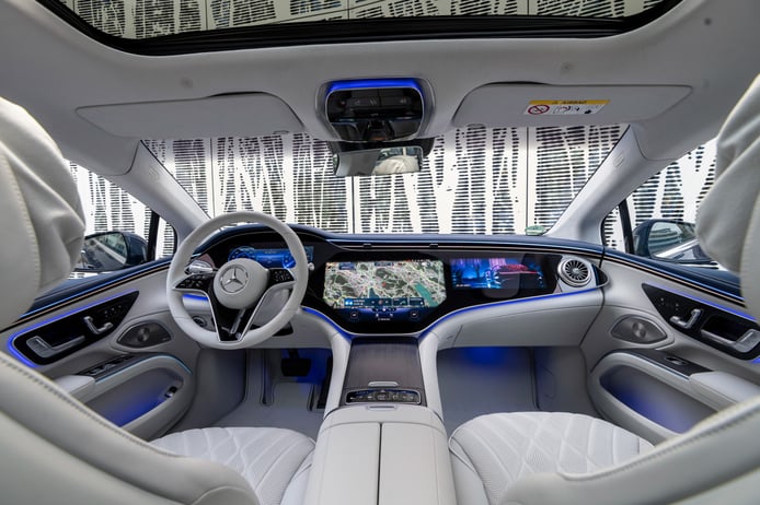 Foto Mercedes EQS - interior