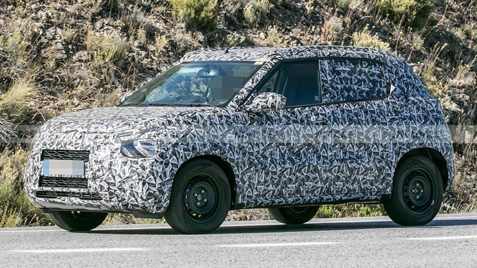 Citroën C3 2022 India - foto espía
