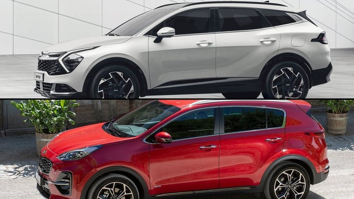 KIA Sportage 2022 - comparativa de diseño