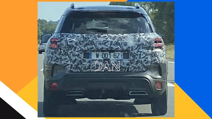 Citroën C5 Aircross 2022 - rear spy photo