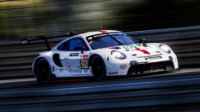 El Glickenhaus #708 es el hypercar más rápido en el test de Le Mans