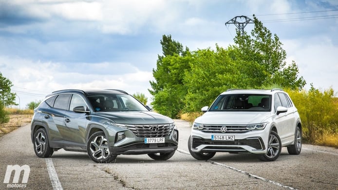 Hyundai Tucson and Volkswagen Tiguan