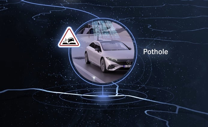 Comunicación Car-to-X de Mercedes