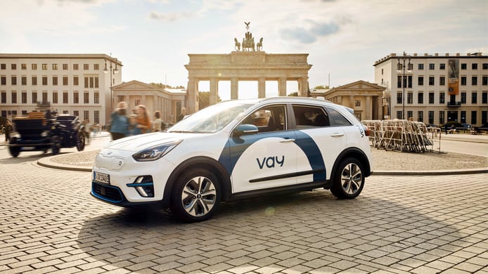 Vay will bring your rental car by the minute to you, with drivers who are not on board