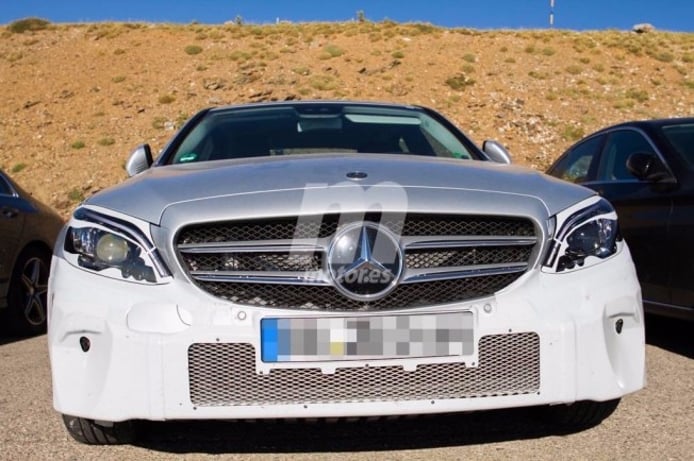 Mercedes Clase C 2018 - foto espía frontal Mercedes Clase C 2018 - foto espía frontal