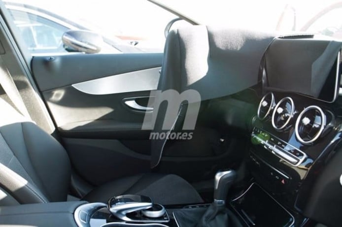 Mercedes Clase C 2018 - foto espía interior Mercedes Clase C 2018 - foto espía interior