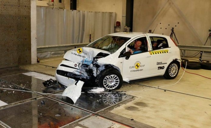 Fiat Punto pruebas Euro NCAP Fiat Punto pruebas Euro NCAP