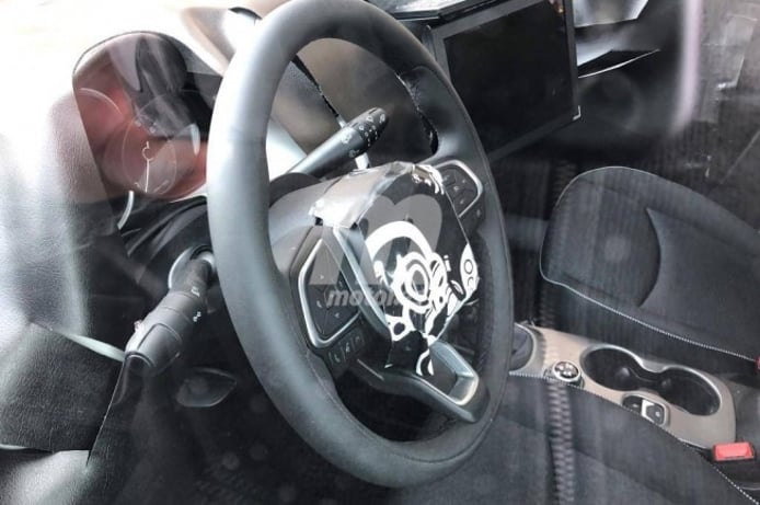 Fiat 500X 2019 - foto espía interior Fiat 500X 2019 - foto espía interior