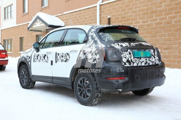 Fiat 500X 2019 - foto espía posterior Fiat 500X 2019 - foto espía posterior