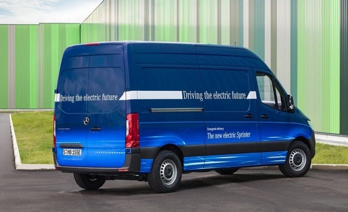 Mercedes eSprinter 2019 - posterior Mercedes eSprinter 2019 - posterior