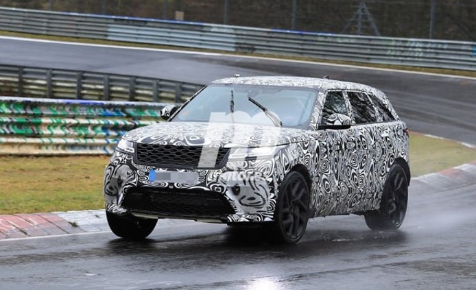 Range Rover Velar SVR - foto espía Range Rover Velar SVR - foto espía