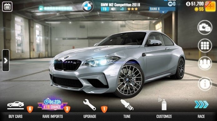 BMW M2 Competition en CSR Racing 2 BMW M2 Competition en CSR Racing 2