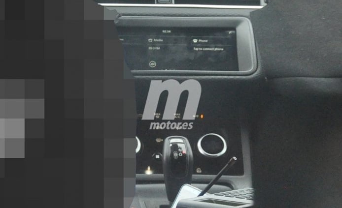 Range Rover Evoque 2019 - foto espía interior Range Rover Evoque 2019 - foto espía interior