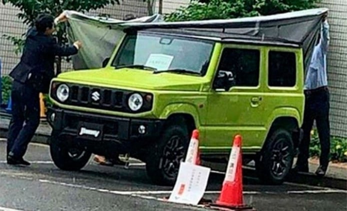 Suzuki Jimny 2019 - foto espía Suzuki Jimny 2019 - foto espía