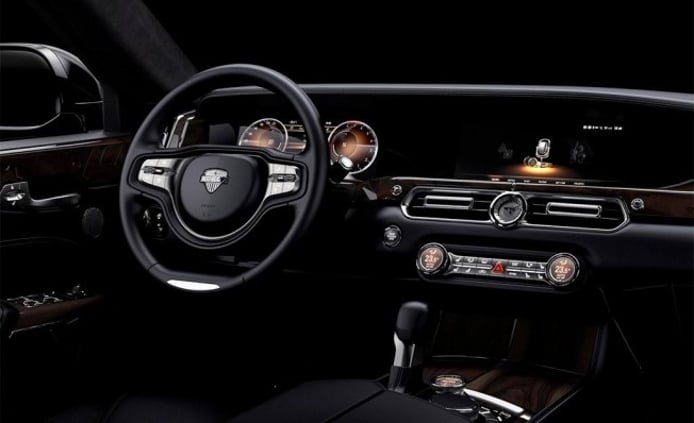 Aurus Senat - interior Aurus Senat - interior