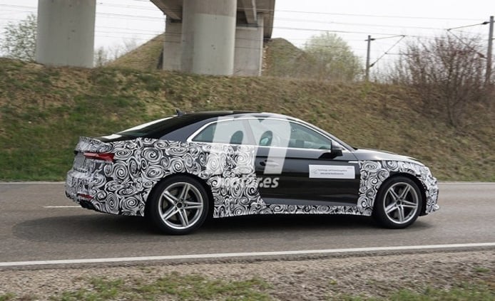 Audi S5 Coupé 2020 - foto espía lateral Audi S5 Coupé 2020 - foto espía lateral