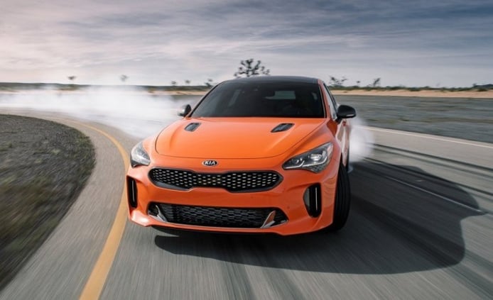 Kia Stinger GTS - frontal Kia Stinger GTS - frontal