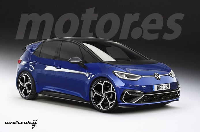 Recreación del Volkswagen ID.3 R 2024