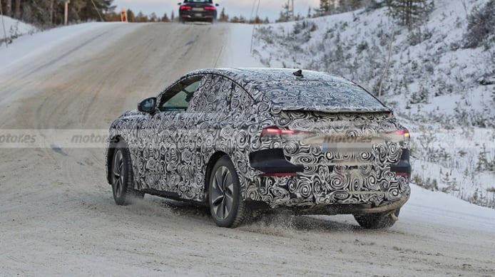 Audi Q4 Sportback e-tron - foto espía posterior