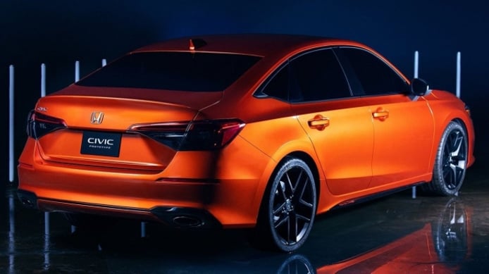 Honda Civic Prototype 2021 - posterior