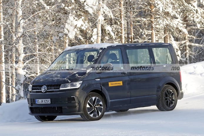 Foto espía Mula Volkswagen ID. Buzz 2022