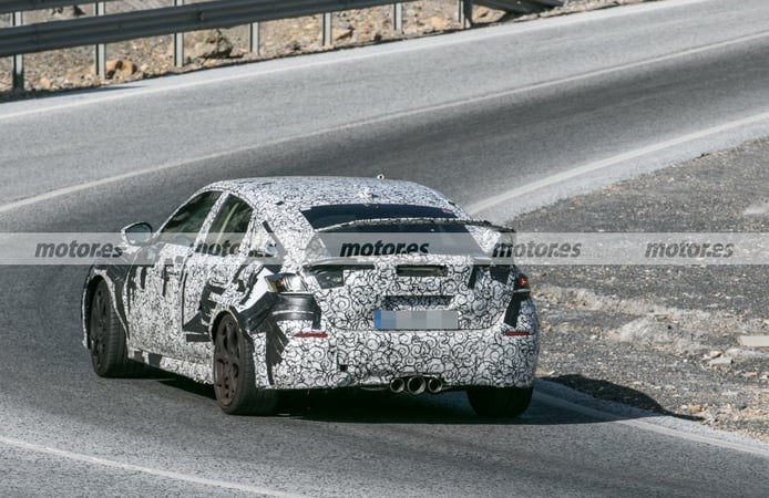 2022 Honda Civic Type R - rear spy photo