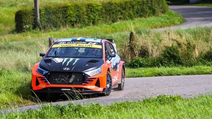 Belgian Thierry Neuville continues to lead a rugged Ypres Rally