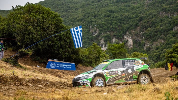 Fight three in the Acropolis Rally with Sébastien Ogier as the beneficiary