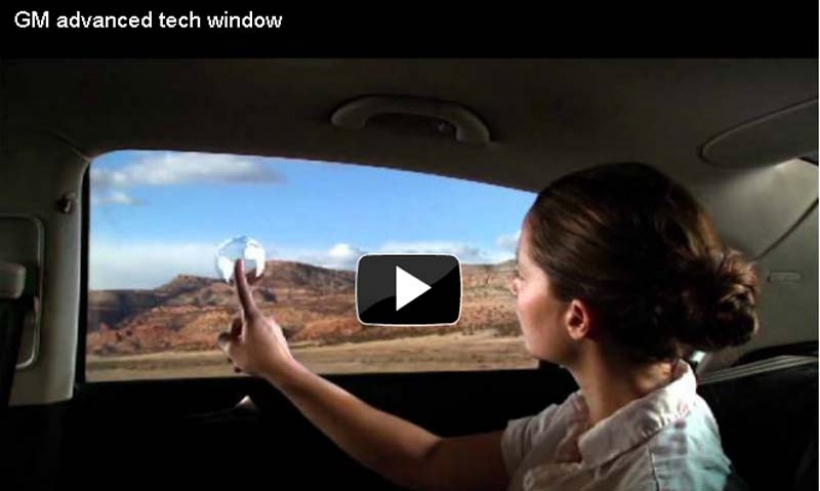General Motors presenta las ventanas traseras interactivas