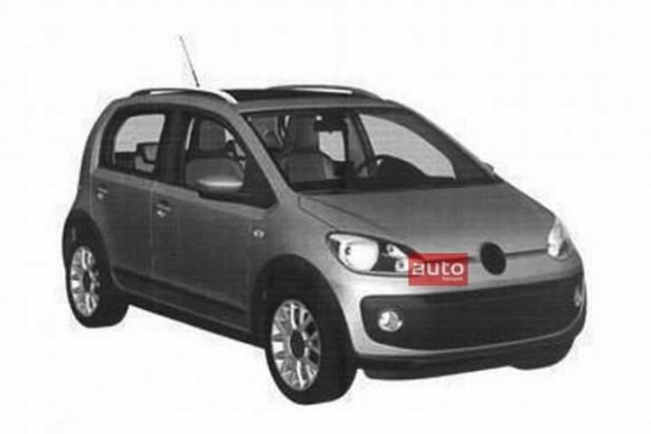 Se filtra la silueta del Volkswagen Up! 5 puertas