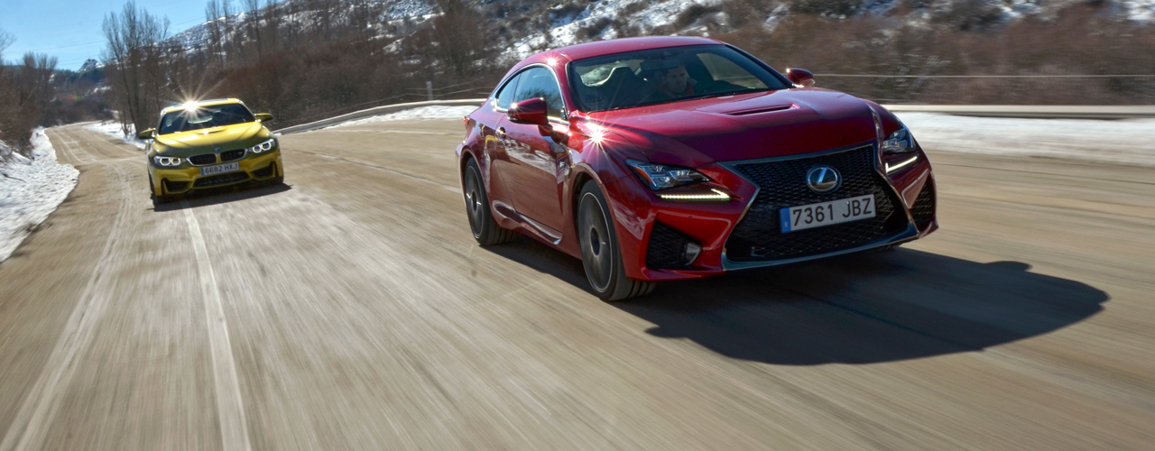 Comparativa BMW M4 vs Lexus RC F (II): Emociones fuertes